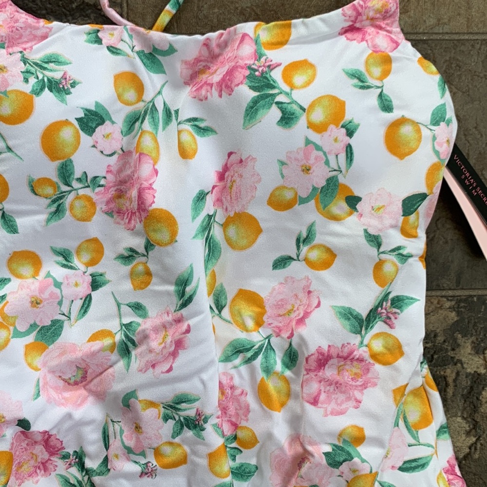 VICTORIA'S SECRET SWIM Essential Scoop One-Piece FLORAL Swimsuit NWT - Picture 5 of 7
